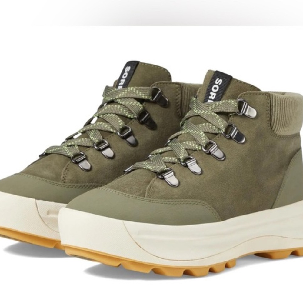 Sorel Women's Ona 53 Hiker ‎ Olive High-Top Sneakers Boots hiking Women’s 9.5